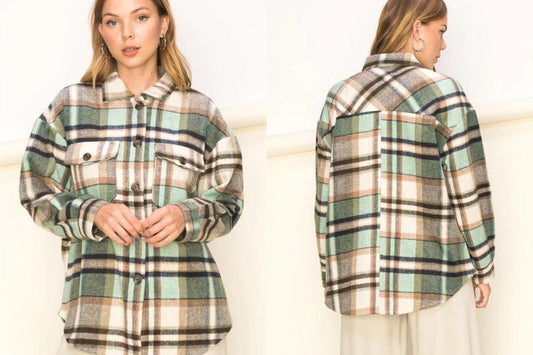 Here Is How a Fashionable Plaid Pattern Shacket Offers a Unique Touch to Your Winter Wardrobe