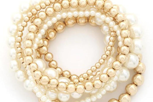 Here is why a Pearl Ball Bead Bracelet Set is the Ideal Romantic Gift