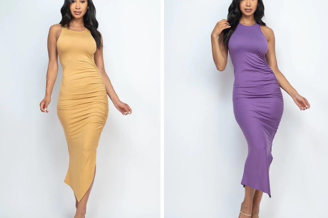 Here Is what Makes Sleeveless Side Split Maxi Dress an Elegant Evening Dress