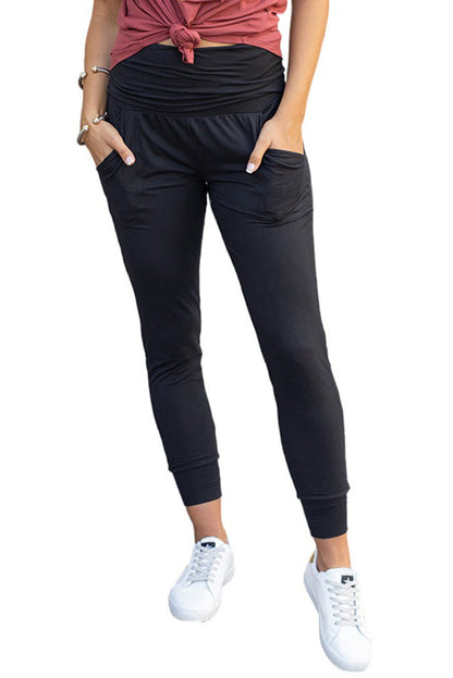 Black Pocket Leggings 