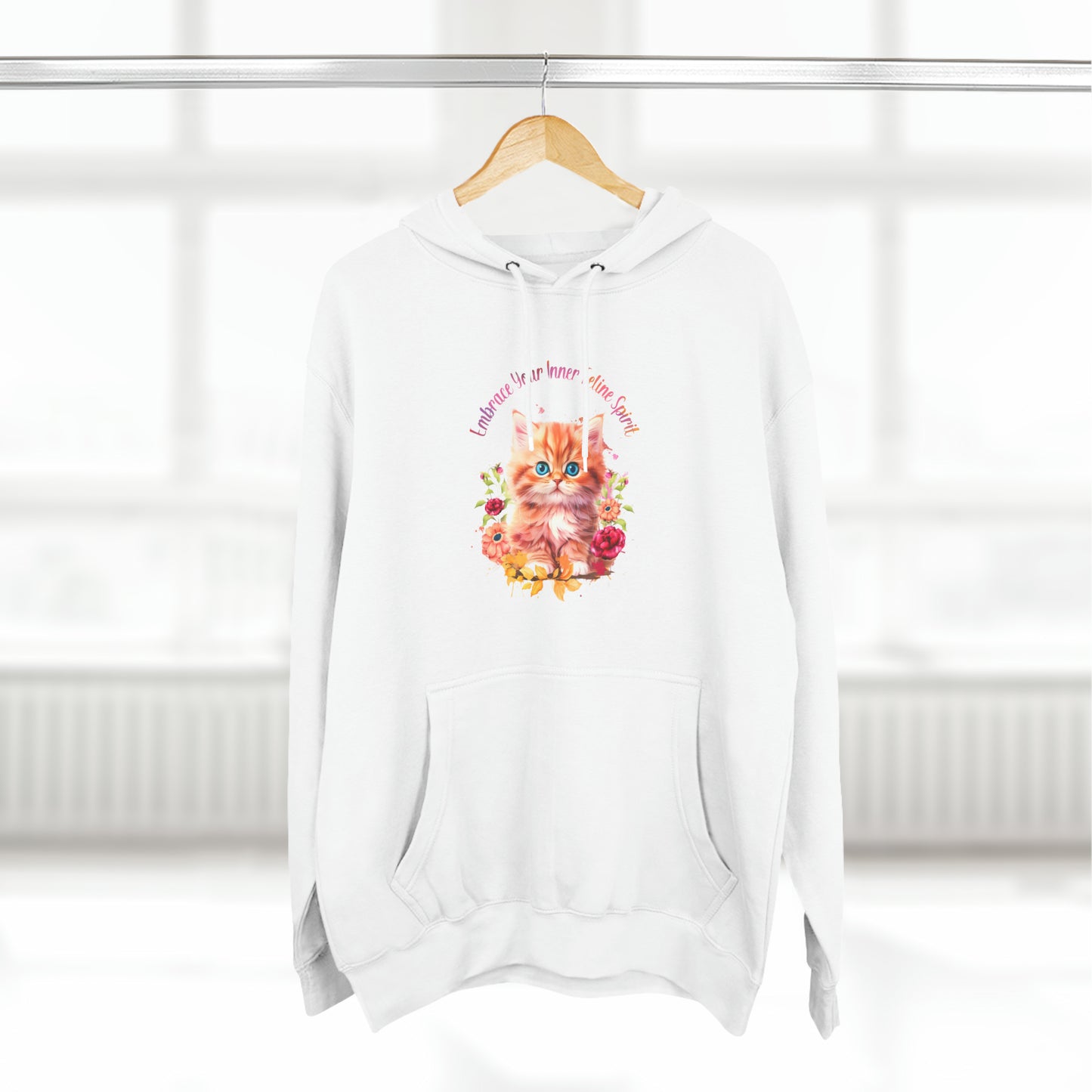 Premium Pullover Hoodie Embrace your feline inner