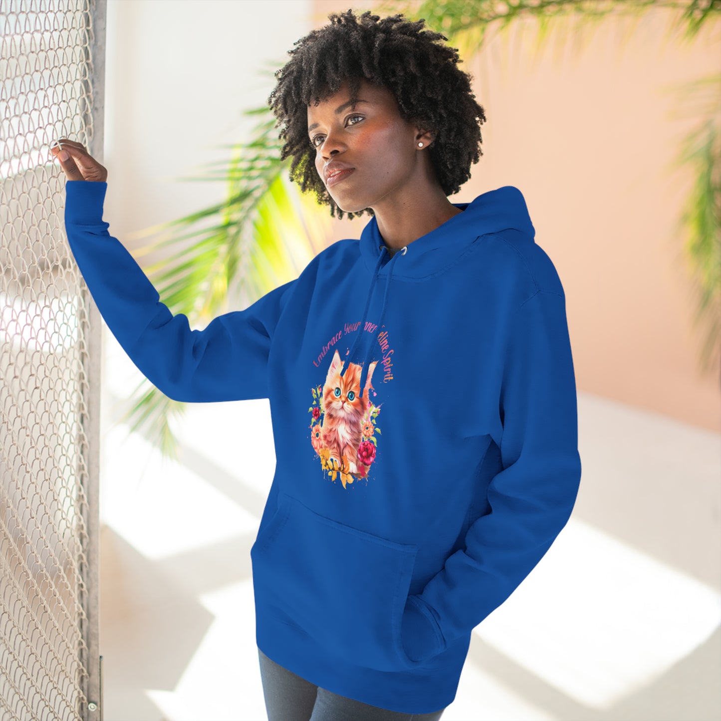 Premium Pullover Hoodie Embrace your feline inner