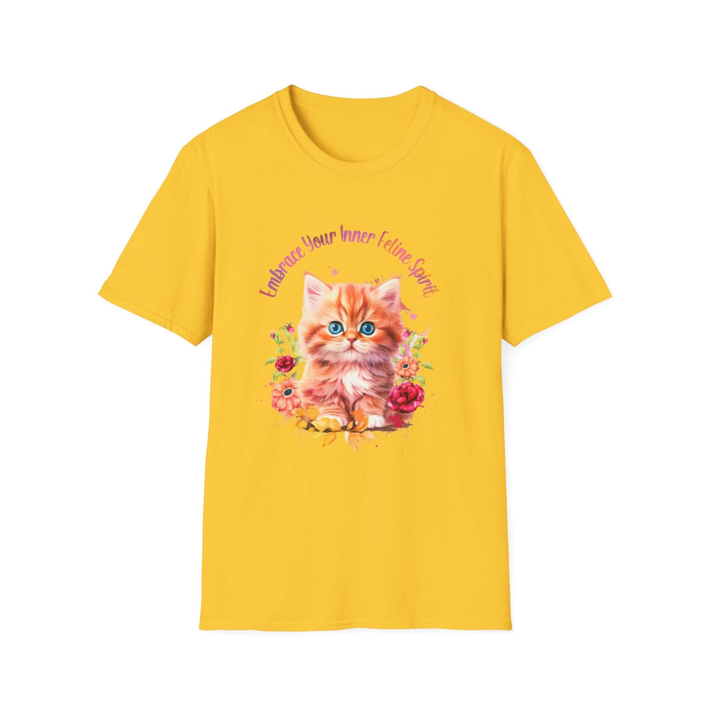 Unisex Softstyle T-Shirt Embrace your inner feline spirit