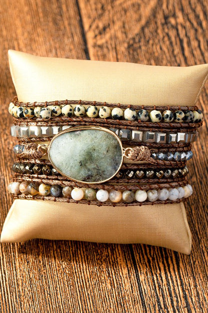 Natural Stone Boho Bracelet