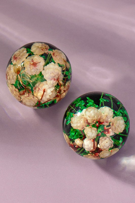 Ball Stud Earrings