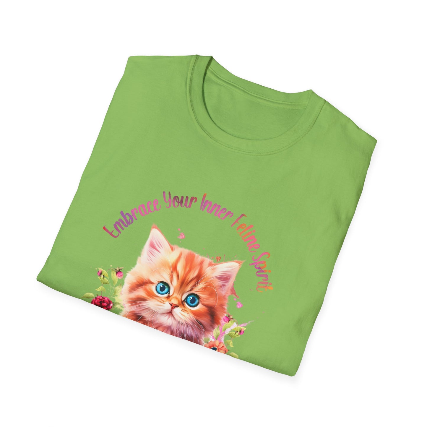 Unisex Softstyle T-Shirt Embrace your inner feline spirit