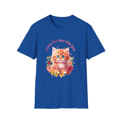 Unisex Softstyle T-Shirt Embrace your inner feline spirit