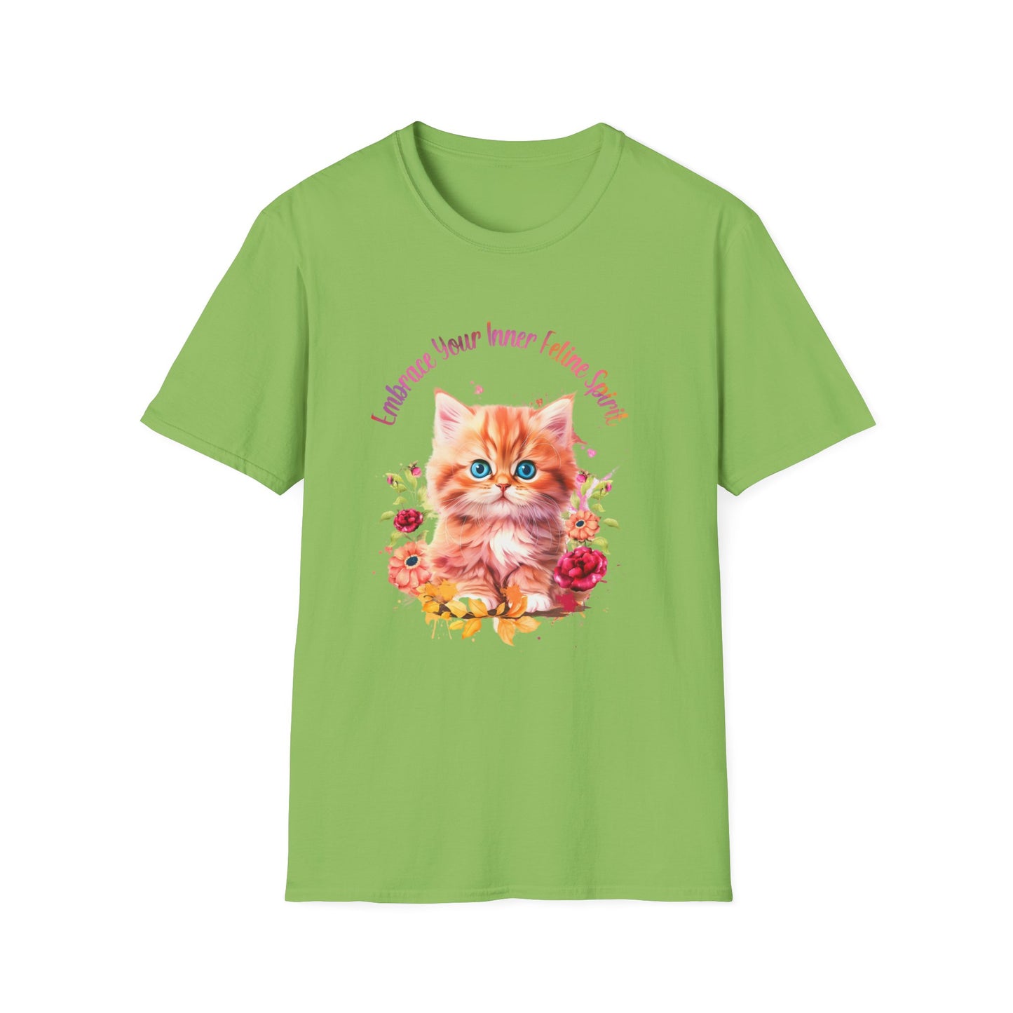 Unisex Softstyle T-Shirt Embrace your inner feline spirit