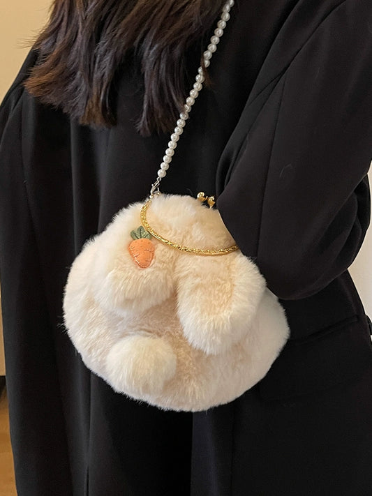 Bag Women's Plush Autumn and Winter Special-Interest Design Chain