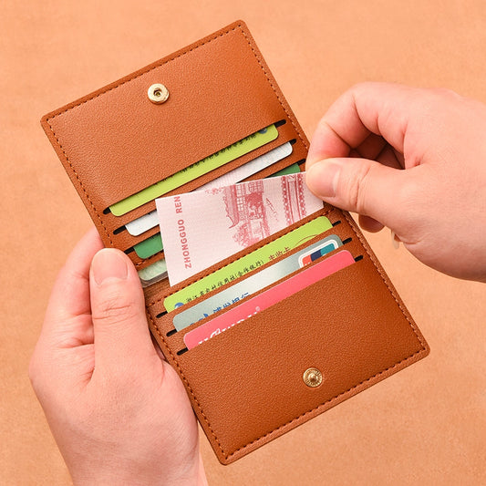 Small Bank Certificate Minimalist Lightweight Anti-Card Bag