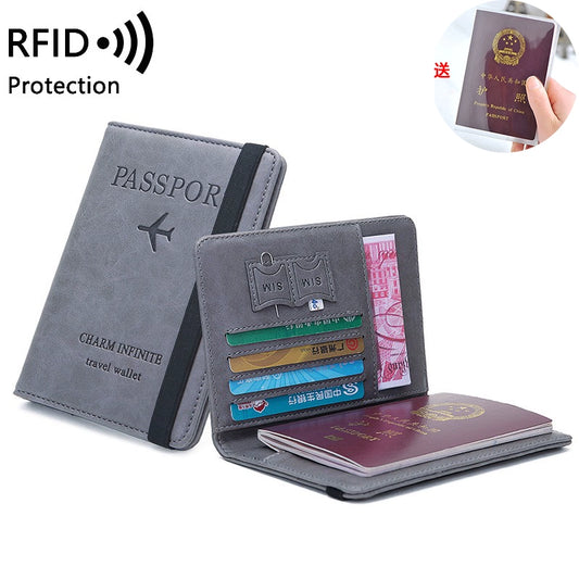 INS Anti-Theft Swiping Abroad Document Package Portable Passport Case