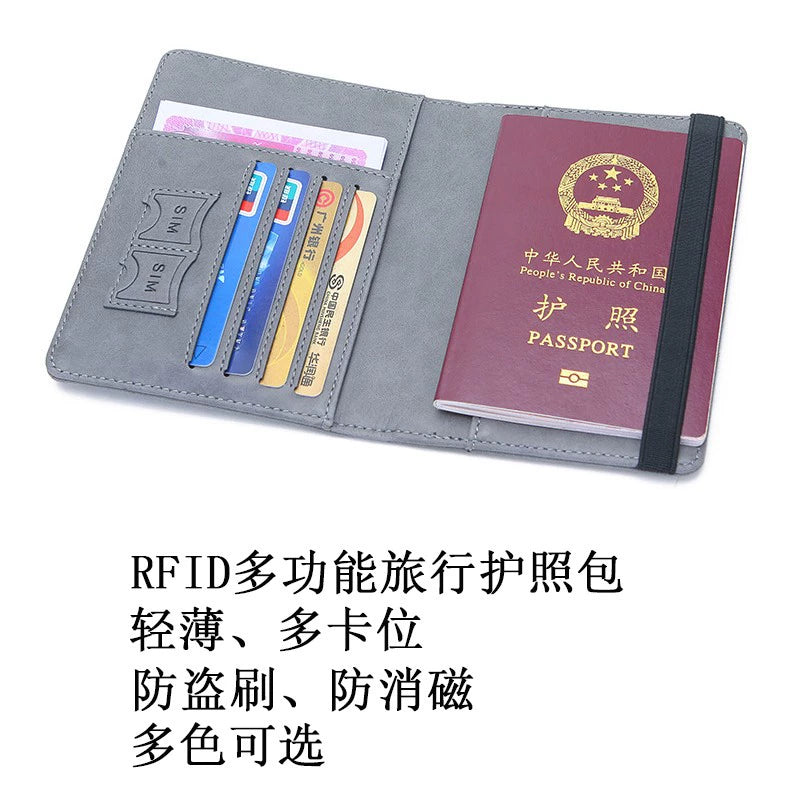 INS Anti-Theft Swiping Abroad Document Package Portable Passport Case