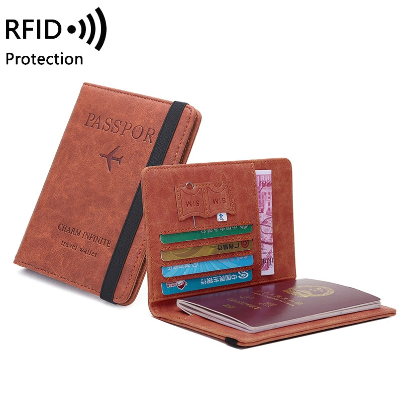 INS Anti-Theft Swiping Abroad Document Package Portable Passport Case