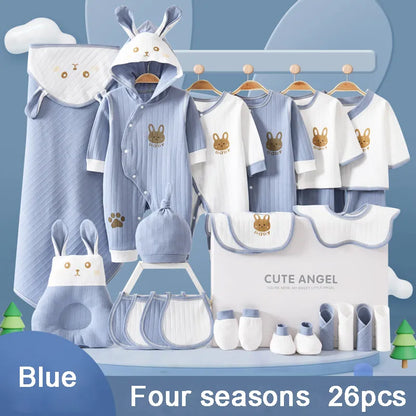 0-3Months Newborn Baby Clothing 100% Cotton Kids Clothes Suit Unisex