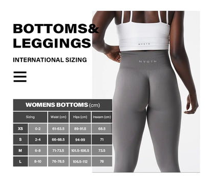 High Waisted Solid Seamless Leggings