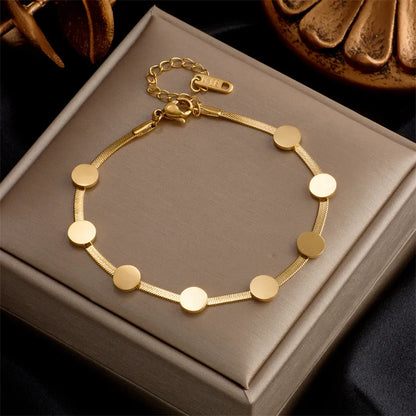Fashion Link Chain Bangle Bracelet