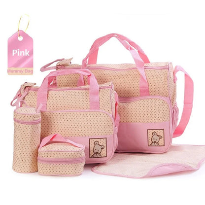Fashion Diaper Bag Mummy Stroller Bag Large Capacity