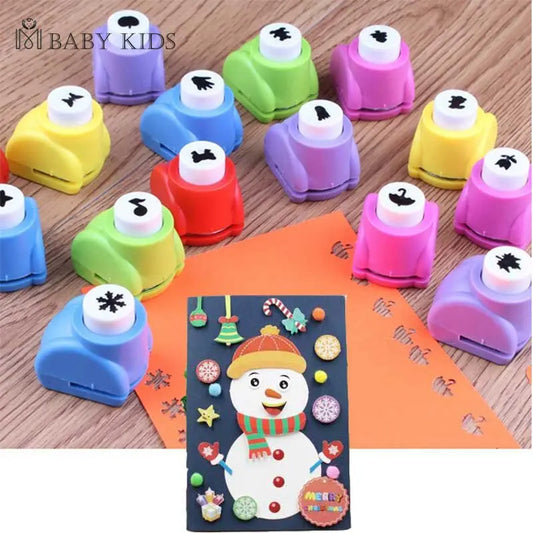 Child Mini Printing Paper Hand Shaper Scrapbook Tags Cards Craft DIY Punch