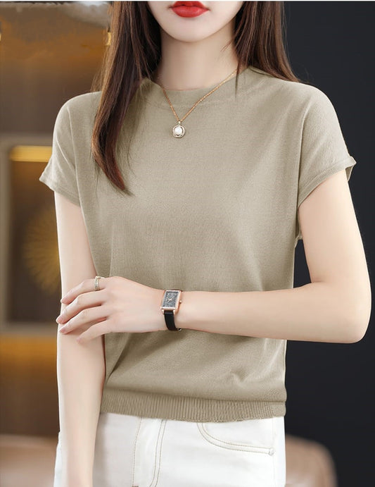 T-SHIRT KNITT KOREAN STYLET