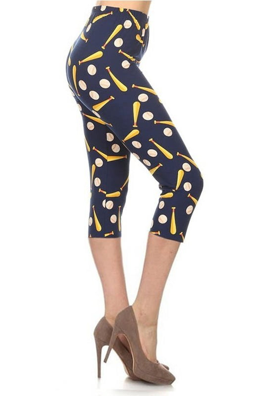 Printed Capri Leggings 